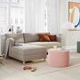 Madison sofa bed chaise lounge left Agnes Brown 0