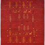 Rizbaf Gabbeh-Teppich Wolle Rot 0