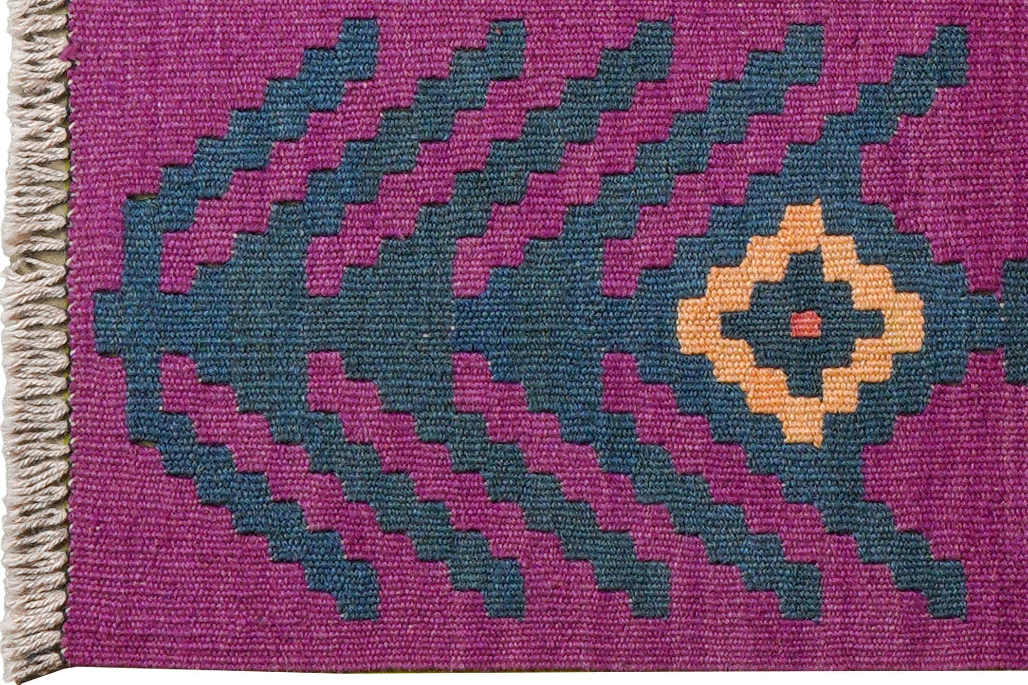 Kilim Gashgai Teppich Lila 1