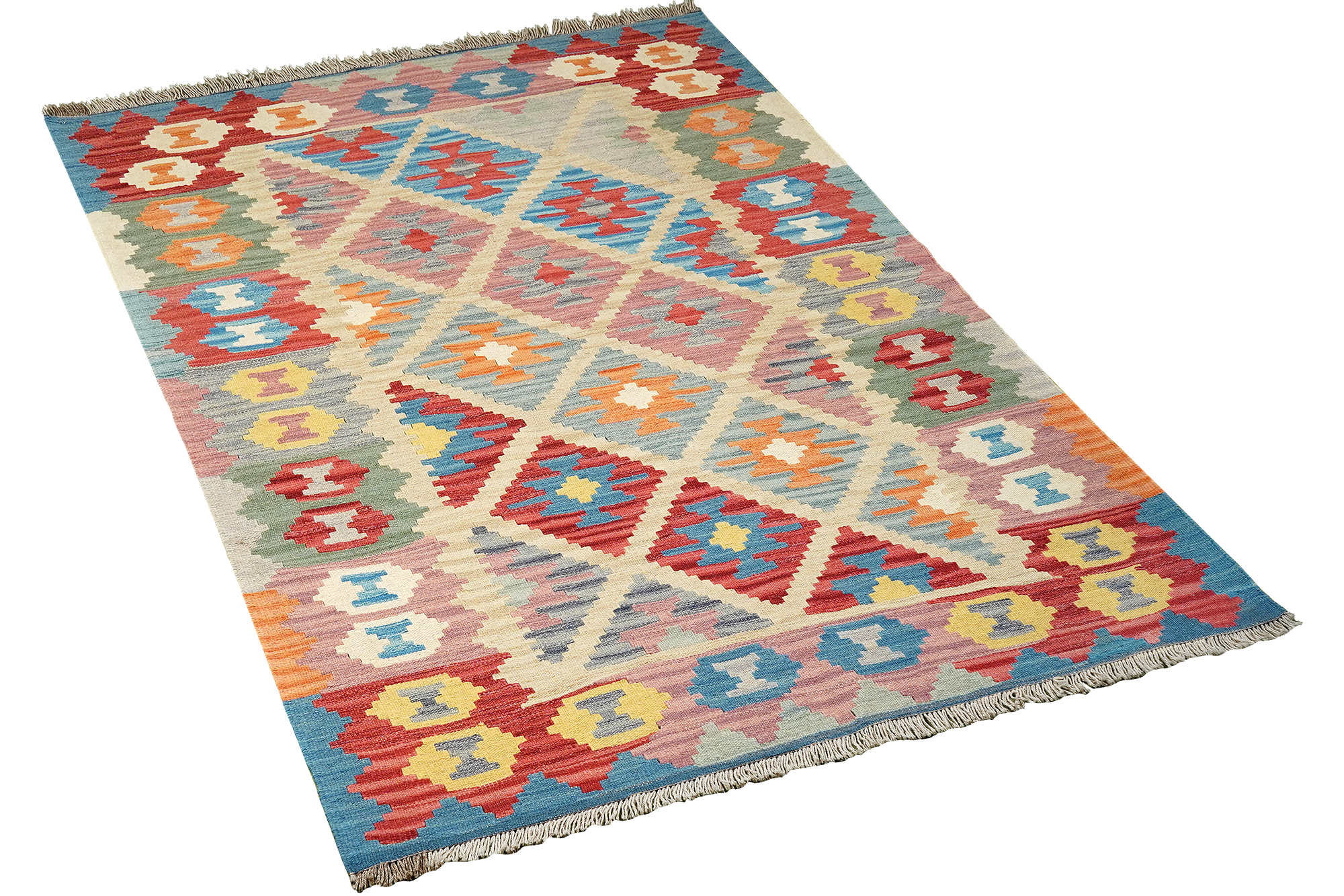 Kilim Gashgai Teppich Mehrfarbig 2