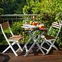 Garden dining set MORNING STAR set of 3 Acacia semi-solid Brown 1