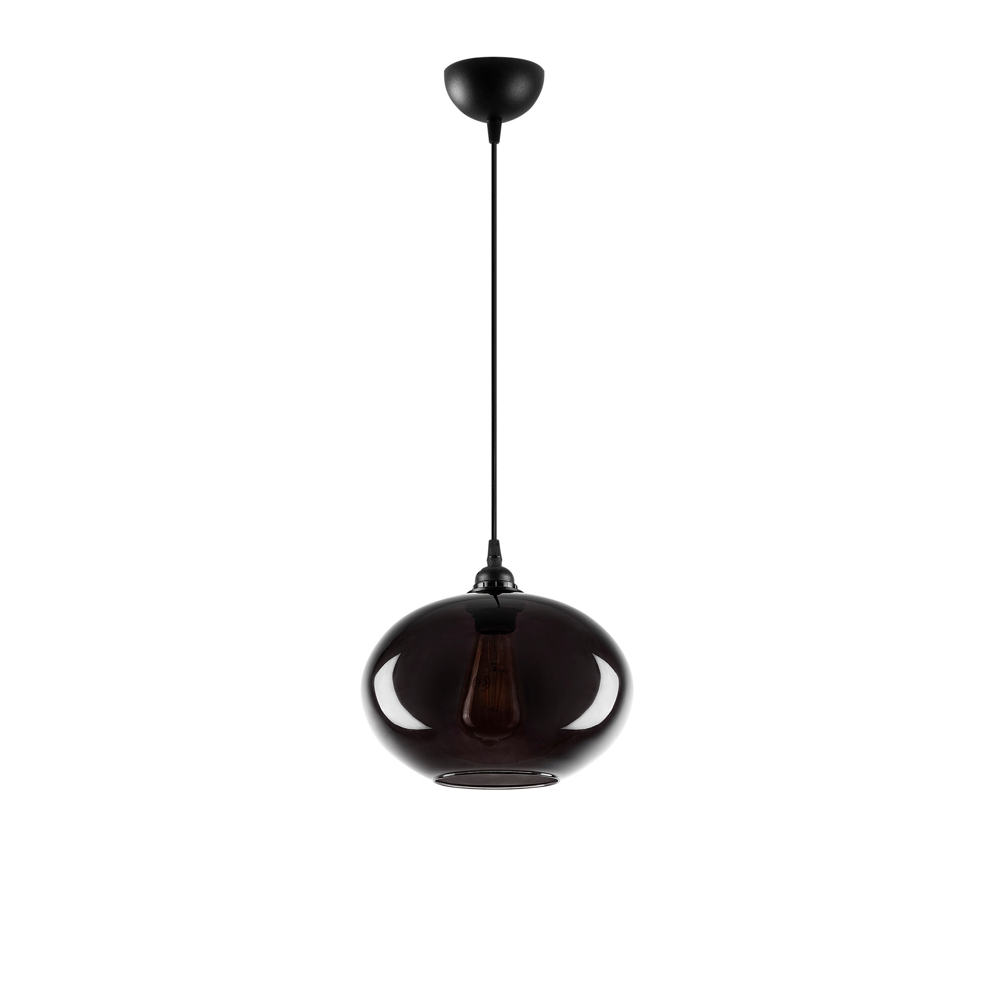 Ceiling light metal smoke-colored Ø 27cm 3