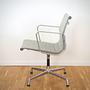 Eames EA 108 Aluminium Chair Drehbar Hopsack Grau 1