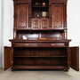 Vintage cabinet oak wood brown 8