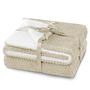Kuscheldecke Leepy Polyester Beige 70 x 150 cm 0
