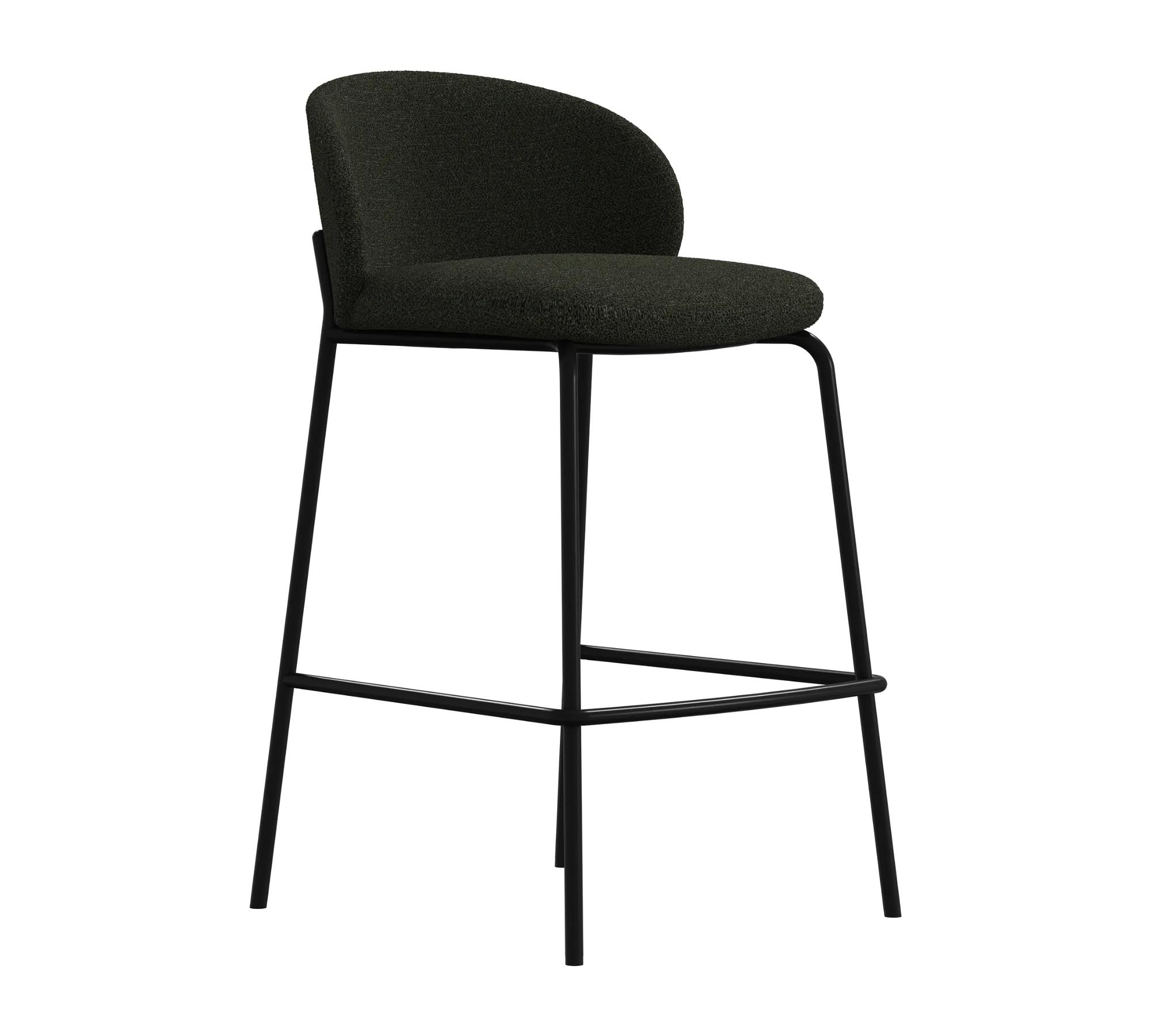 Princeton Bar Stool Lazio Fabric Green 1