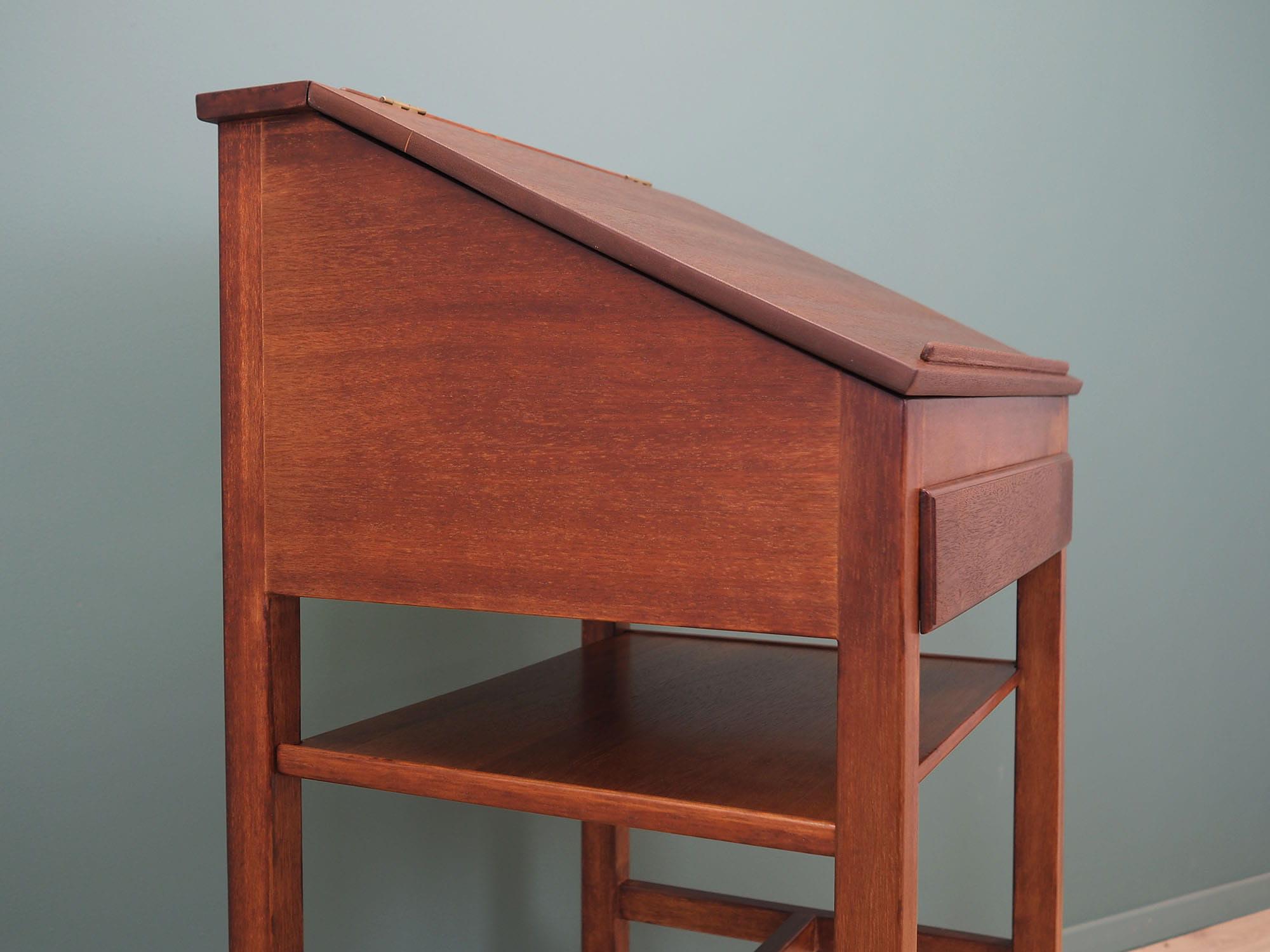 Mahogany Secretary 1960s 7