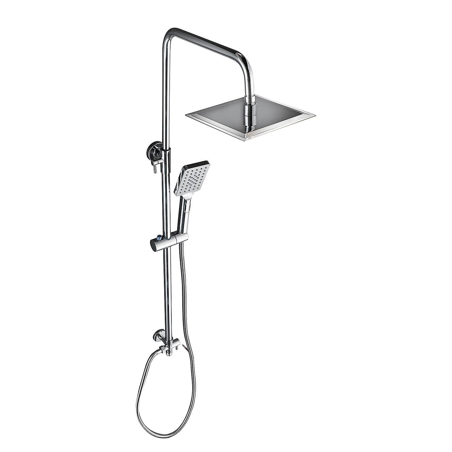 Duschsystem Bayala Square Silber 3