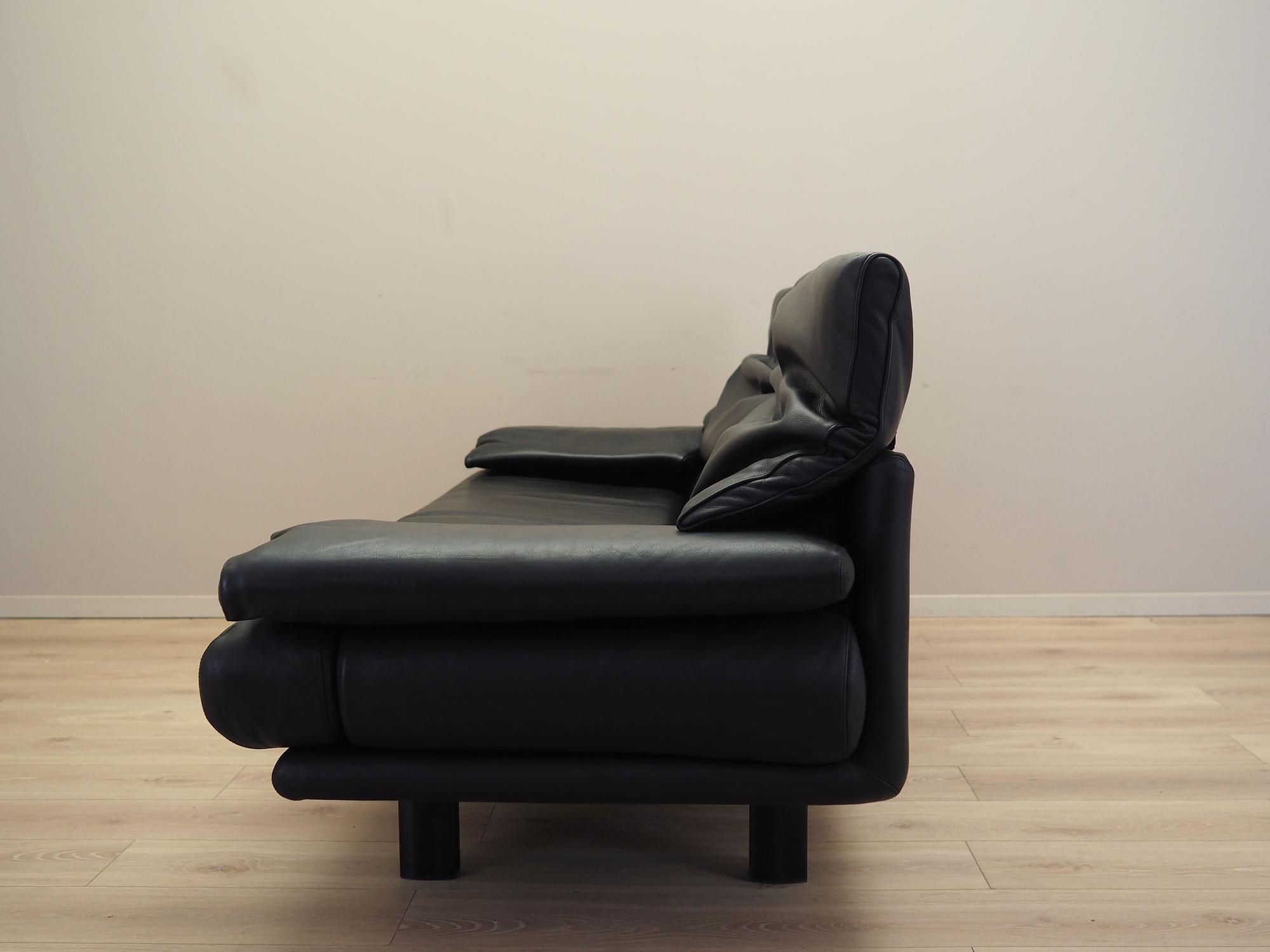 Alanda Sofa Leder 1980er Jahre 4