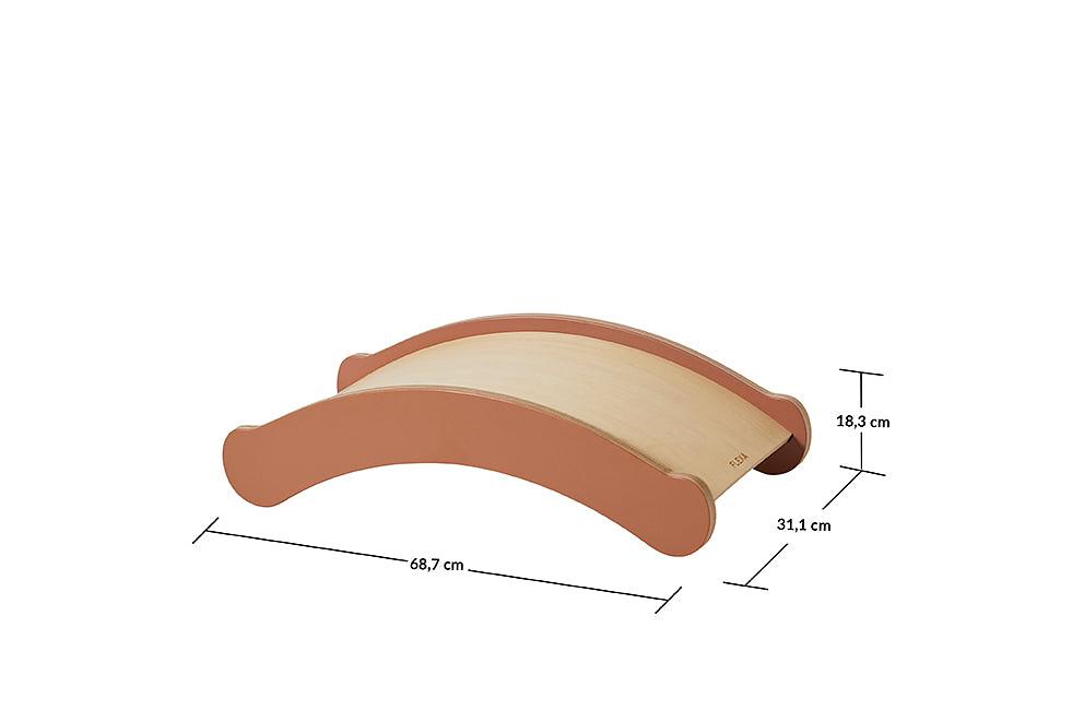 Balance Board Holz Orange 6