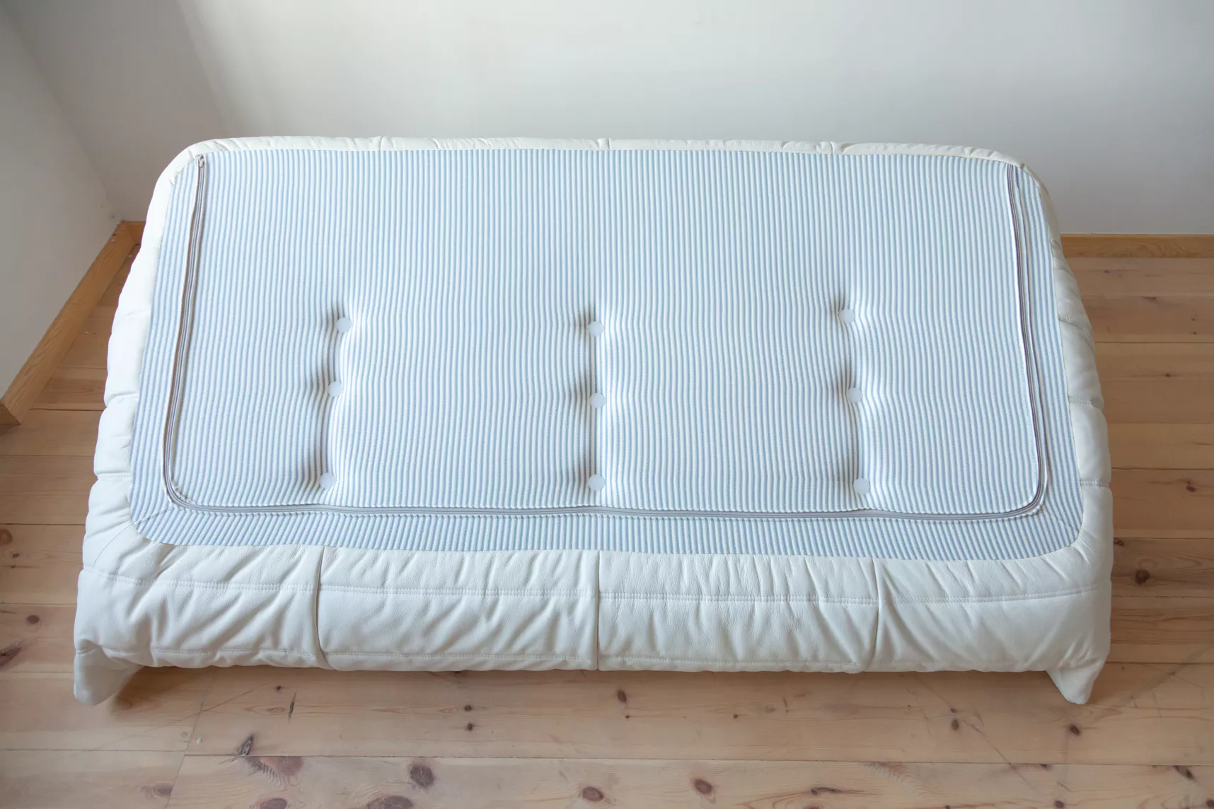 Togo Lounge Set 3-pc. Madras Leather White 2