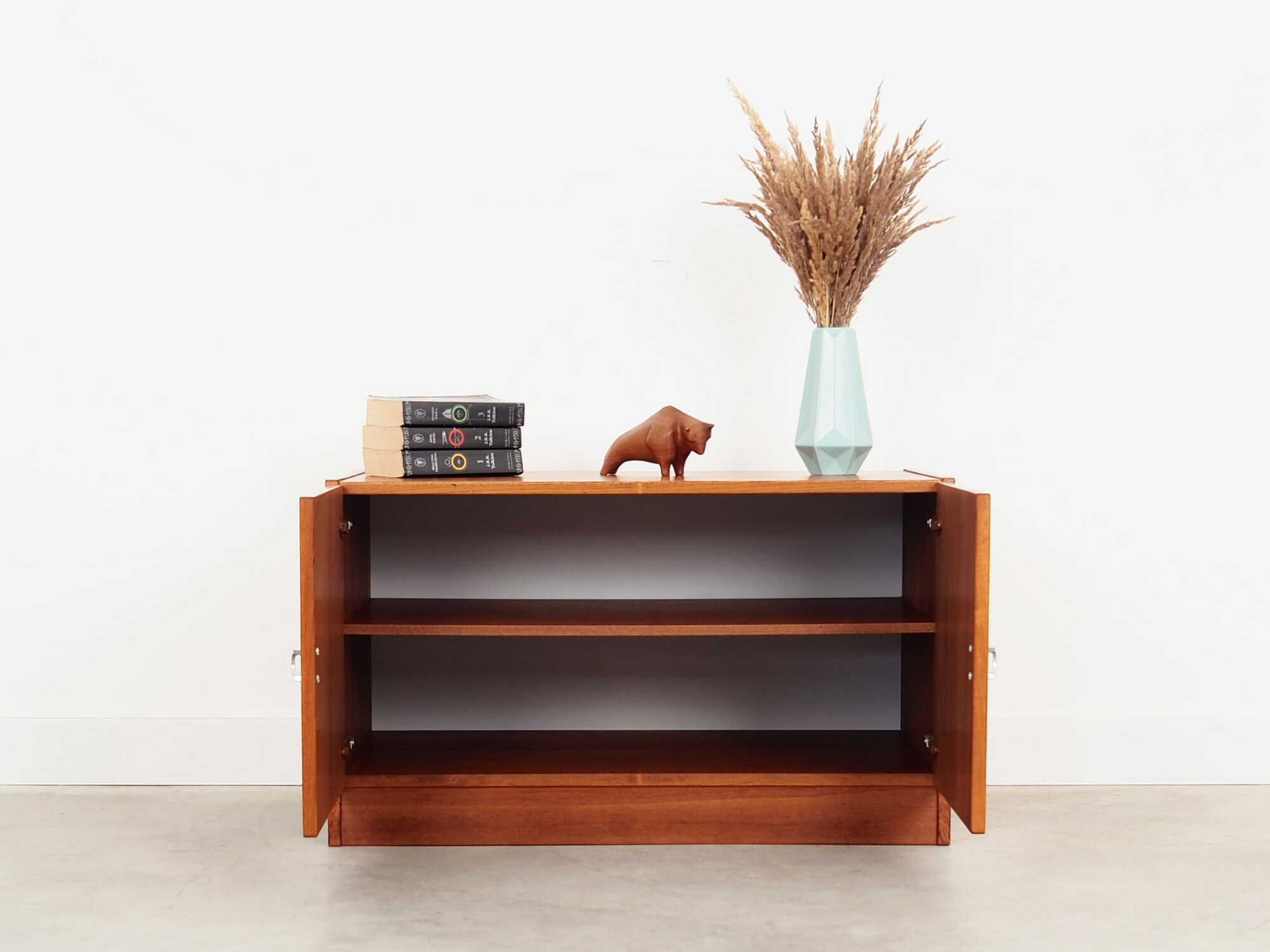 Vintage Schrank Teakholz Braun 1970er Jahre 2