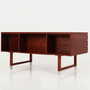 Desk Teak Brown 1970s 4