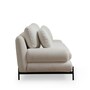 Modern sofa 3-seater cream 7