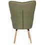 HAVENIO I Armchair Fabric Velvet Olive Green 7