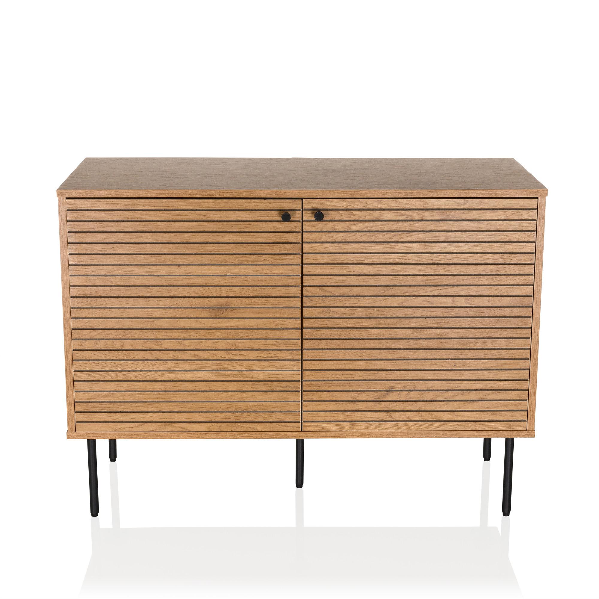 Linno S Sideboard mit 2 Türen Eiche Braun 0