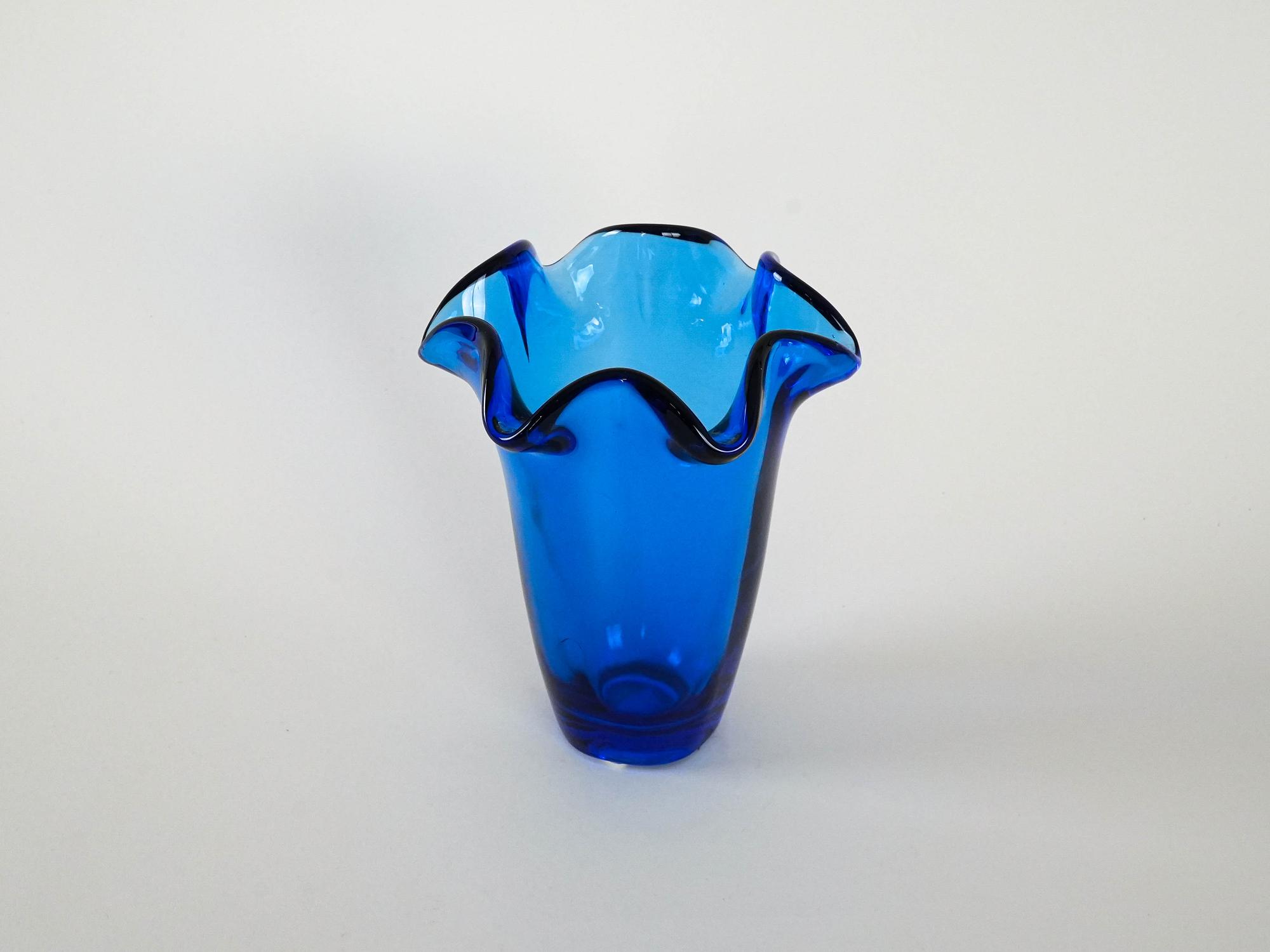 Vase Kobaltblau 4