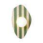 Traver Wall Lamp Travertine Green 1