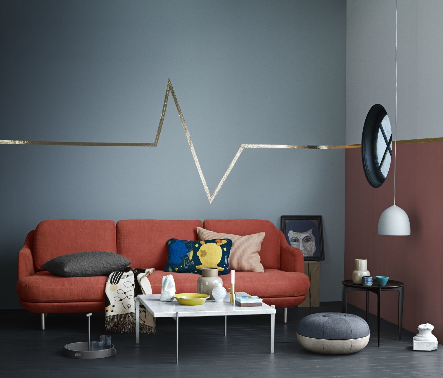 Pouf Small Grau 2