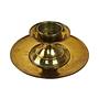 Brass candlestick with foot 1960s 0