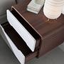 Comodino 7107 Marrone Bianco 4