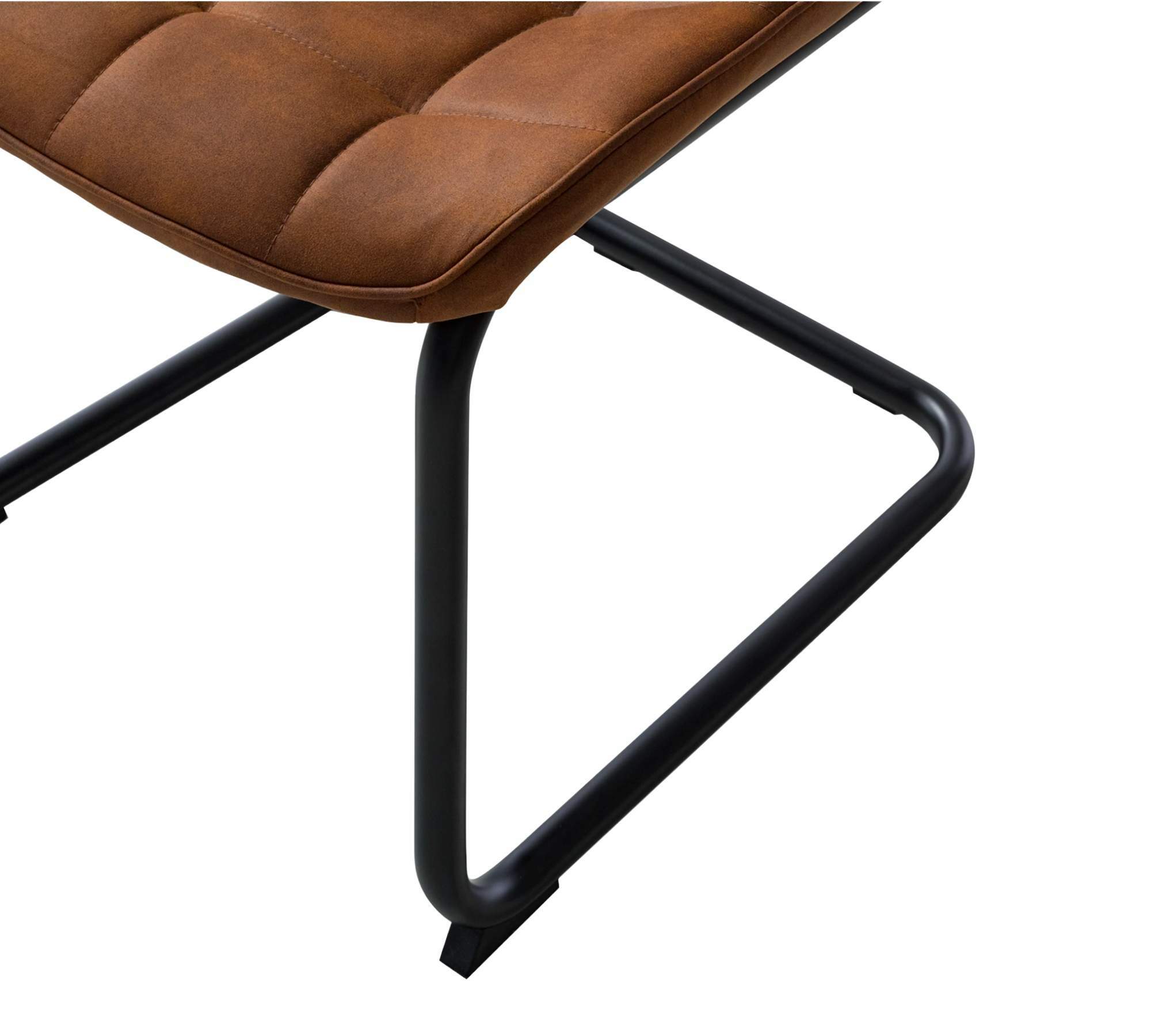 Freischwinger Kemmel Cognac 2er Set 4