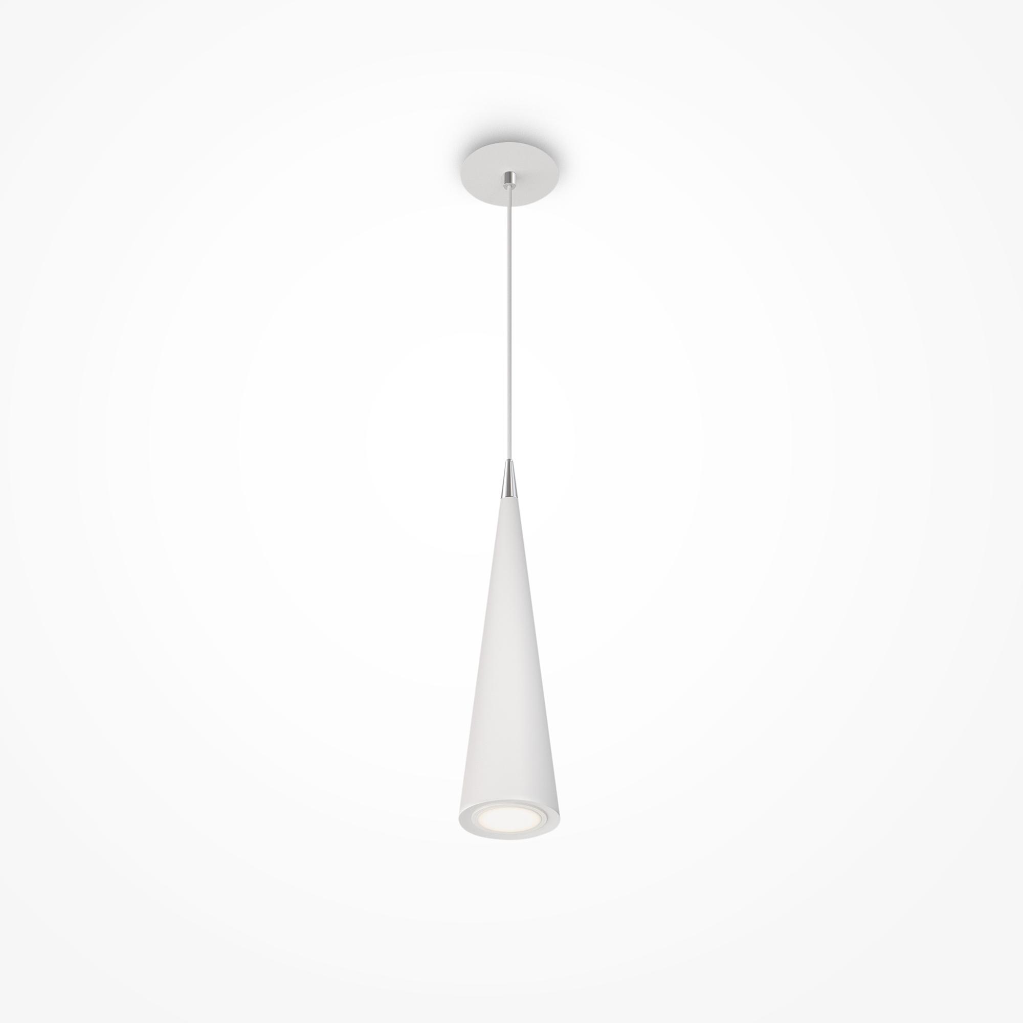 Nevill Pendelleuchte Weiß Ø 8cm 1