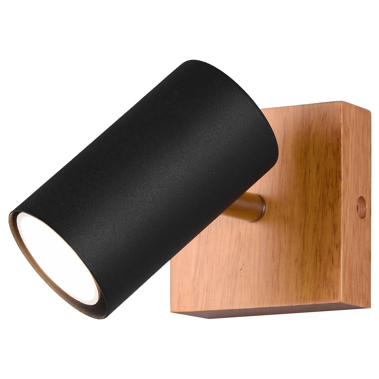 Marley I Ceiling lamp iron oak 1-light 0