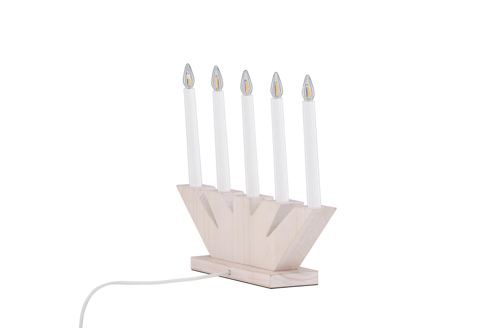 Verbier Table lamp Whitewash Pine 8