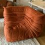 Togo Eckteil Stoff Orange 1