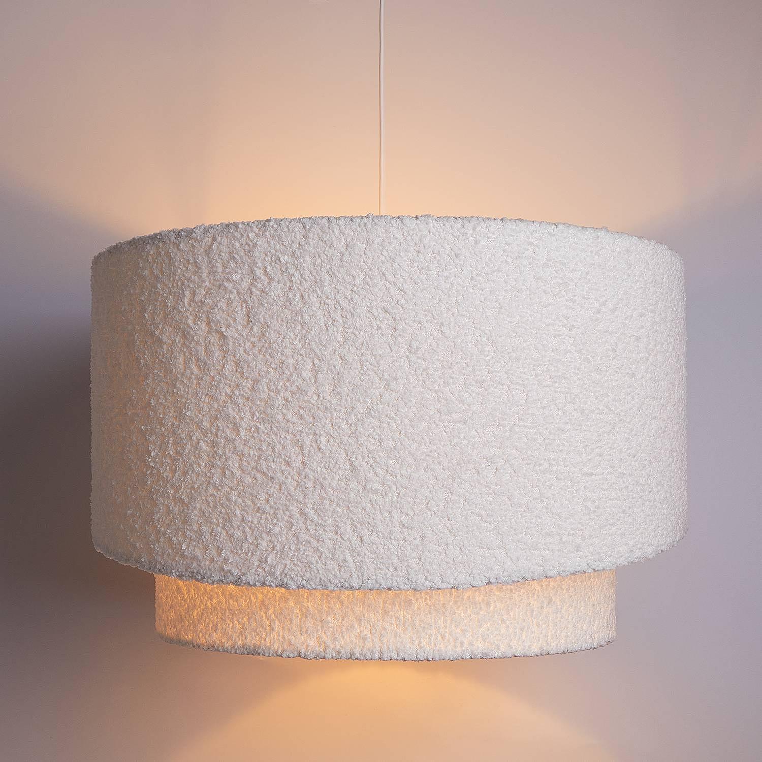 FONISSI Hängeleuchte 1-flammig Metall Textil 1