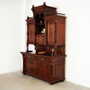 Vintage cabinet oak wood brown 2