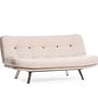 Misa Small V3 Sofa Bed 3-Seater Cream 6