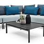 Caro Garten Lounge-Set Anthrazit Blau 7