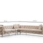 As corner sofa left ecru 5