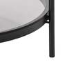 Couchtisch Metall Glas Grau 3
