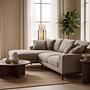 Ecksofa Harper 3-Sitzer Links Hellbraun 1
