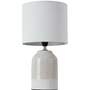 Table lamp 1-flame mixed fabric ceramic 0