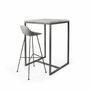 Perspective Bartisch Faserbeton Stahl Grau 4