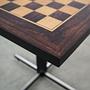 Schachtisch Holz Braun 1970er Jahre 8