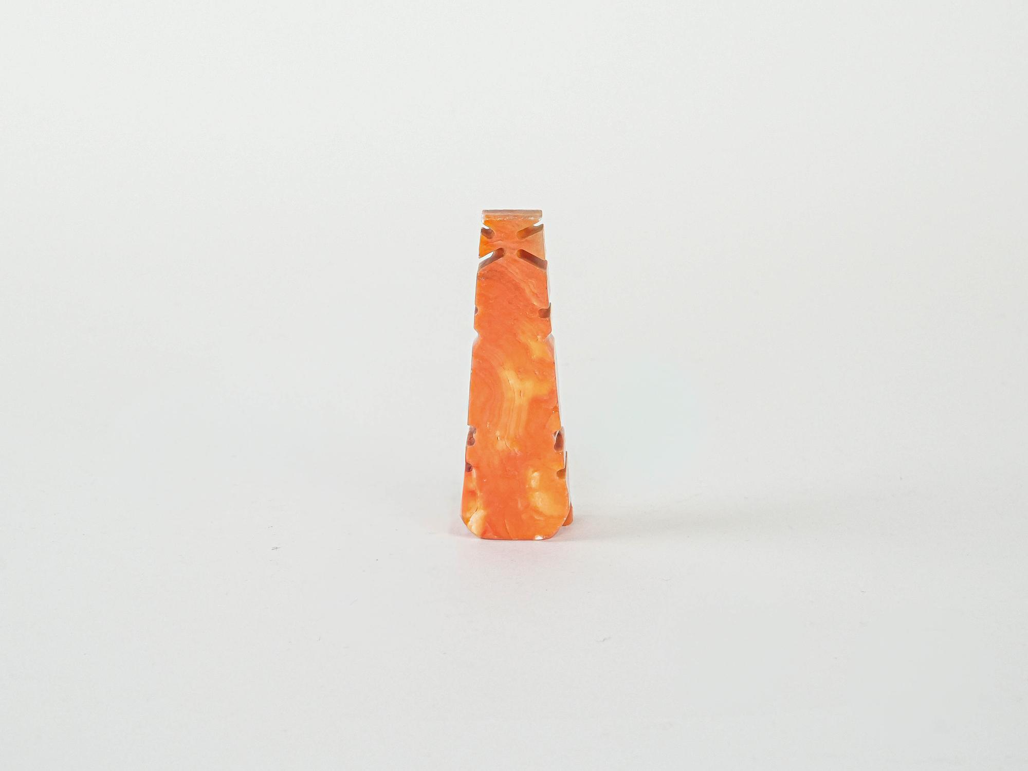 Steinskulptur Orange 1980er Jahre 4