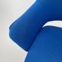 Saarinen Executive Chair Chrom Textil Blau 4