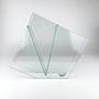 Postmodern Blumenvase Glas 1990er Jahre 8