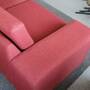 Sofa 2-Sitzer Stoff Rot  4