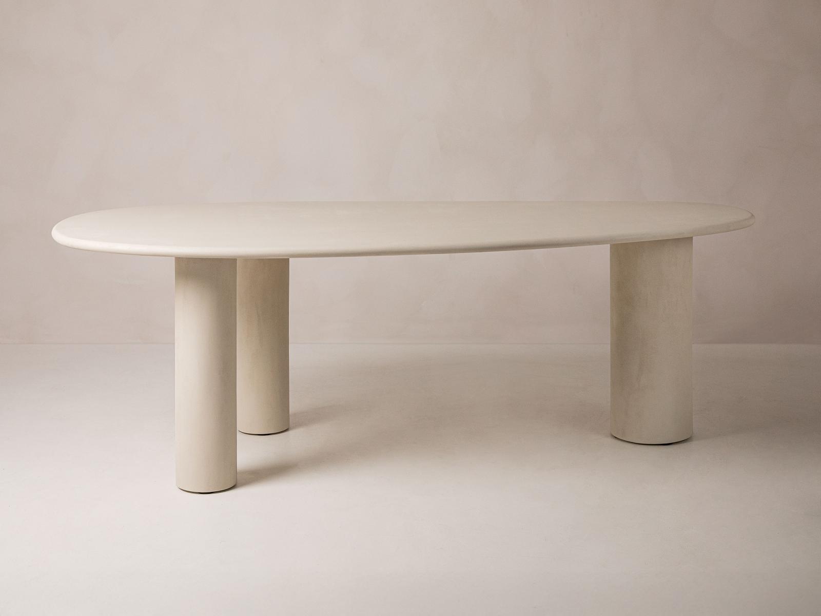 Dining Table, "Mel", 8 Seats, White, 200x120x76 1