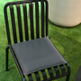 Palissade Gartenstuhl Metall Schwarz 2