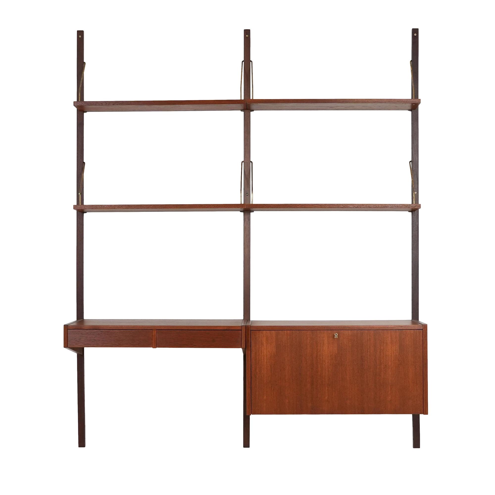 PS System Wall shelf Teak wood 0