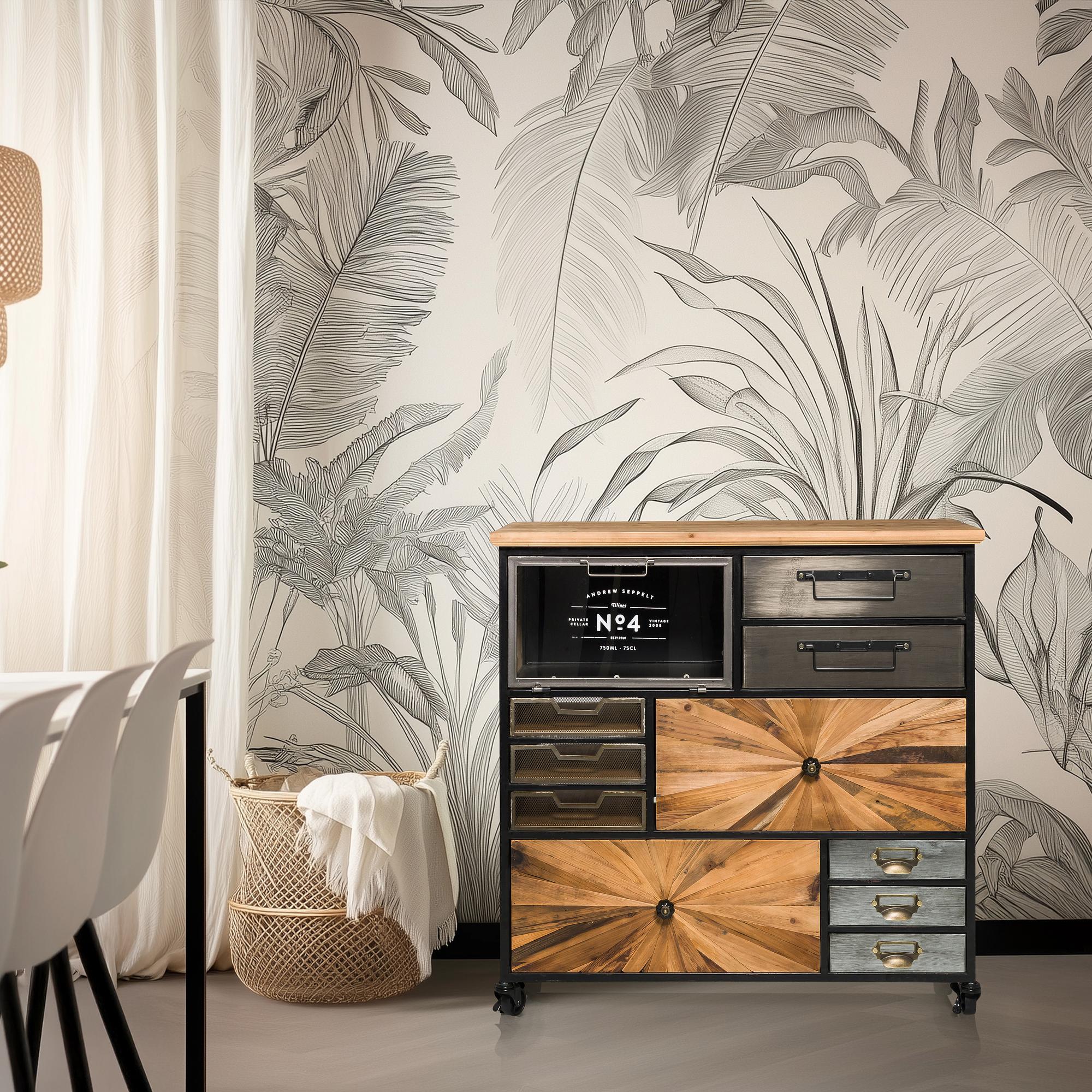 CONTINENTO XL Kommode Tannenholz 4