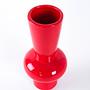 Keramikvase 1970er Jahre Rot 4