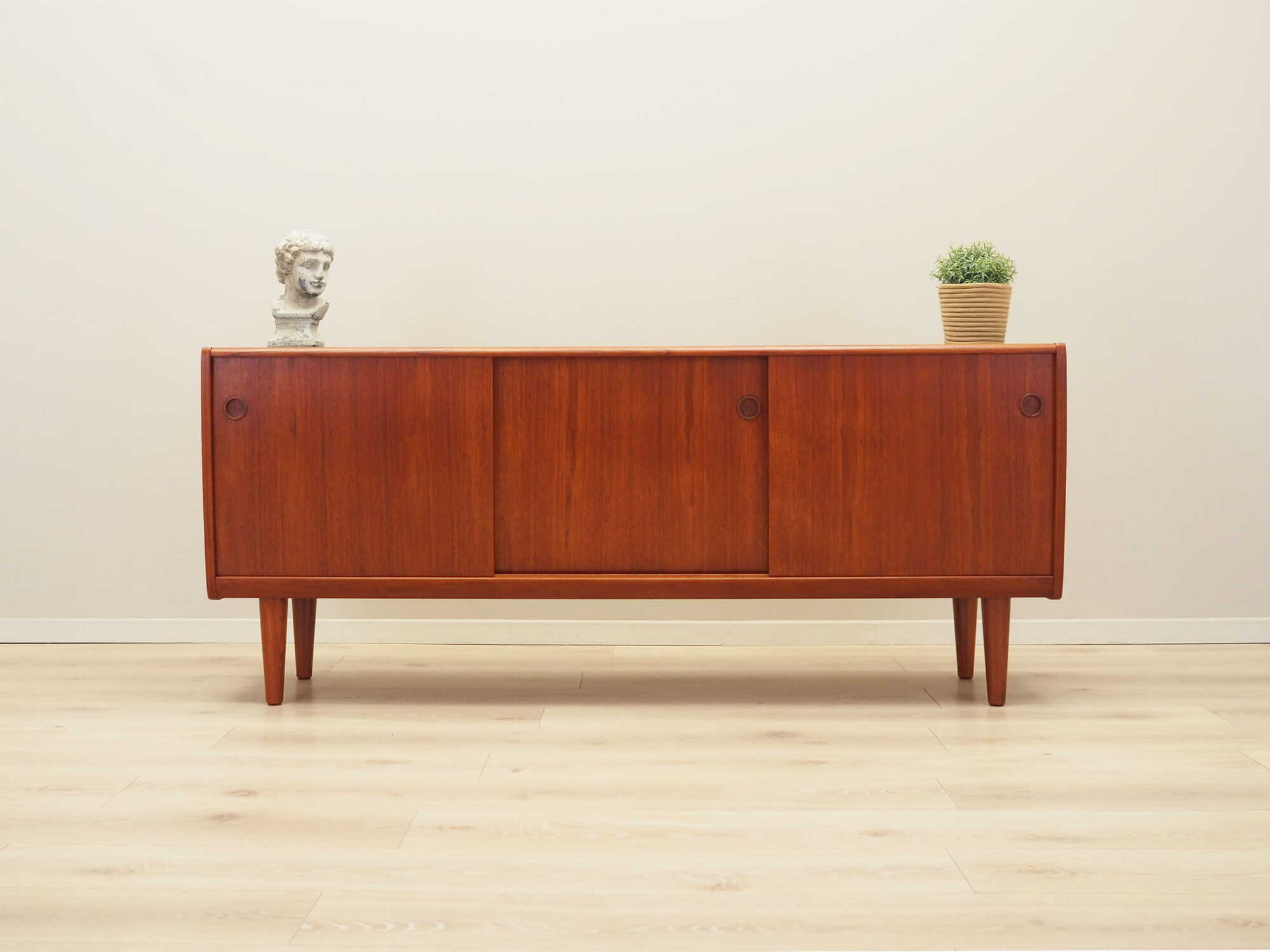 Vintage Sideboard Teak wood Brown 1970s 1